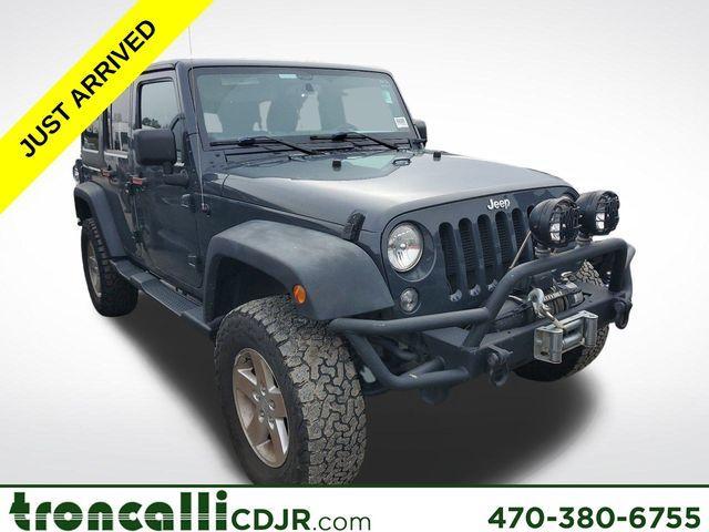 used 2016 Jeep Wrangler Unlimited car, priced at $18,998