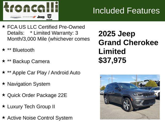 used 2025 Jeep Grand Cherokee car, priced at $37,975
