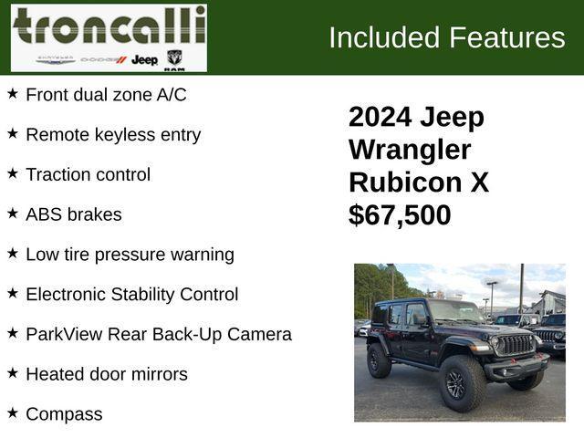 new 2024 Jeep Wrangler car, priced at $67,500