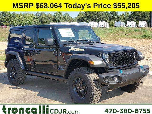 new 2024 Jeep Wrangler 4xe car, priced at $55,205