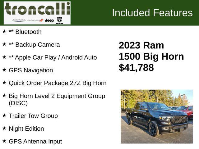 used 2023 Ram 1500 car, priced at $41,788