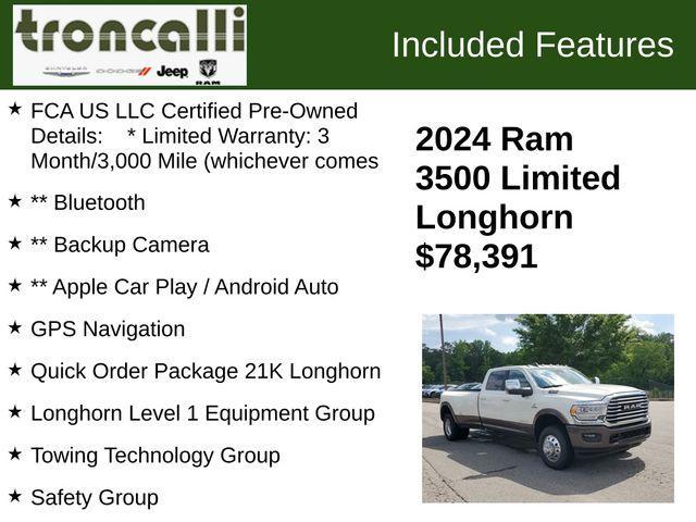 used 2024 Ram 3500 car, priced at $78,391