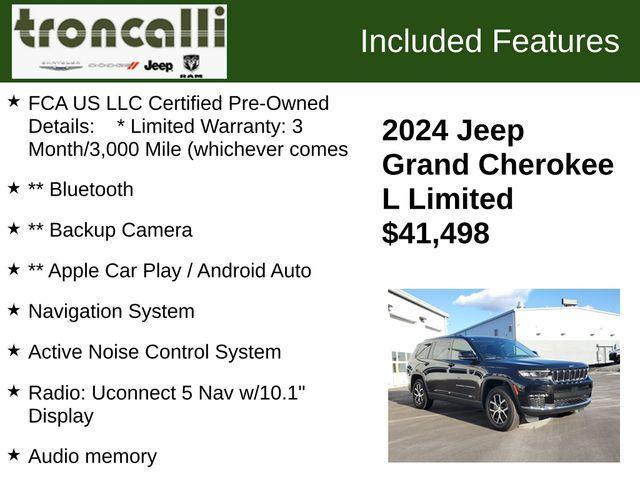 used 2024 Jeep Grand Cherokee L car, priced at $41,498