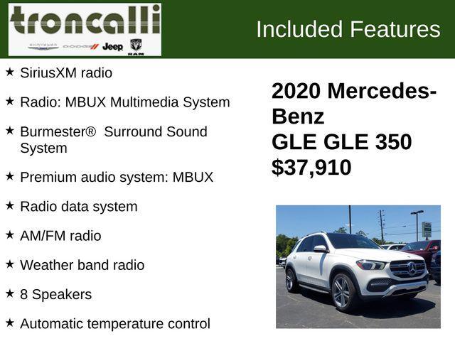 used 2020 Mercedes-Benz GLE 350 car, priced at $37,910