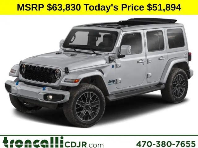 new 2024 Jeep Wrangler 4xe car, priced at $48,644