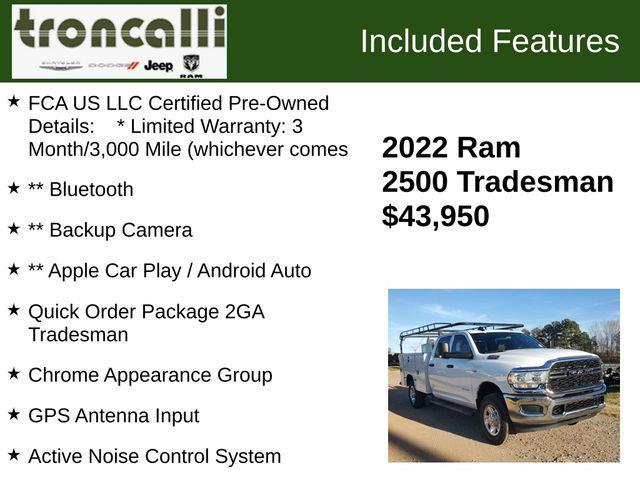 used 2022 Ram 2500 car, priced at $43,950