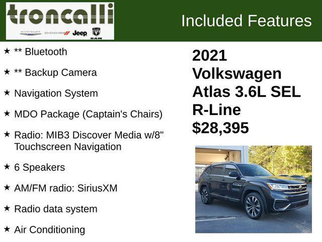 used 2021 Volkswagen Atlas car, priced at $28,395