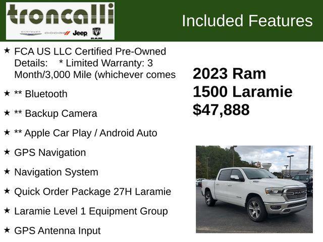 used 2023 Ram 1500 car, priced at $47,888