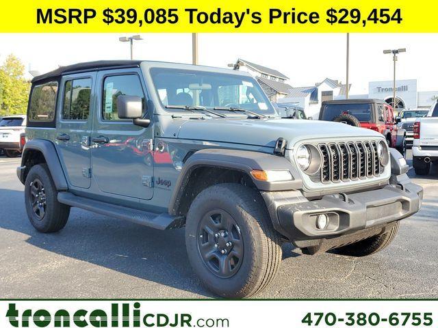 new 2024 Jeep Wrangler car, priced at $29,454