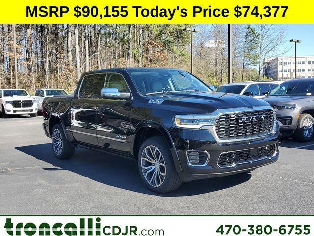 new 2025 Ram 1500 car, priced at $74,377