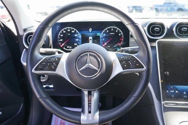 used 2022 Mercedes-Benz C-Class car, priced at $33,995