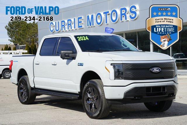 used 2024 Ford F-150 Lightning car, priced at $51,495