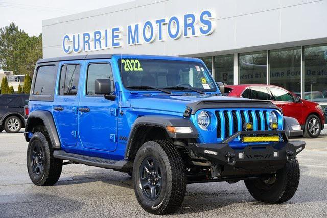 used 2022 Jeep Wrangler Unlimited car, priced at $27,641