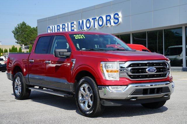 used 2021 Ford F-150 car, priced at $37,800