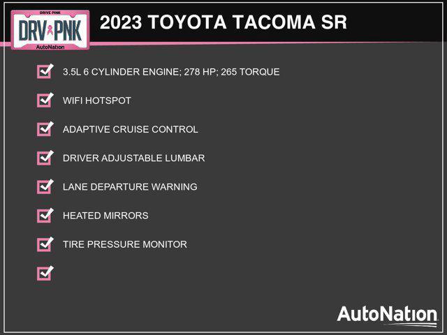 used 2023 Toyota Tacoma car, priced at $35,899