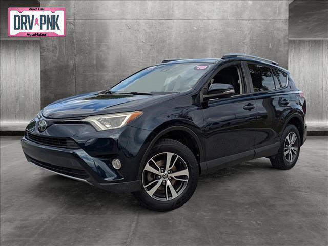 used 2018 Toyota RAV4 car, priced at $17,990