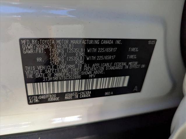 new 2025 Toyota RAV4 car, priced at $30,582