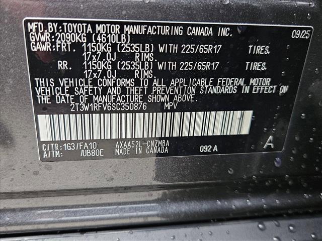 new 2025 Toyota RAV4 car, priced at $34,394