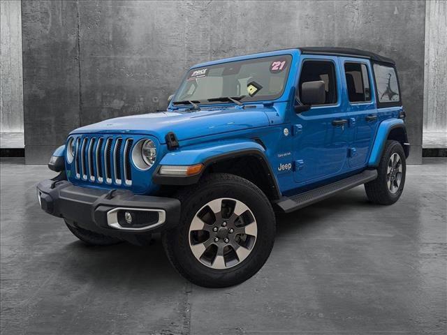 used 2021 Jeep Wrangler Unlimited car, priced at $29,987