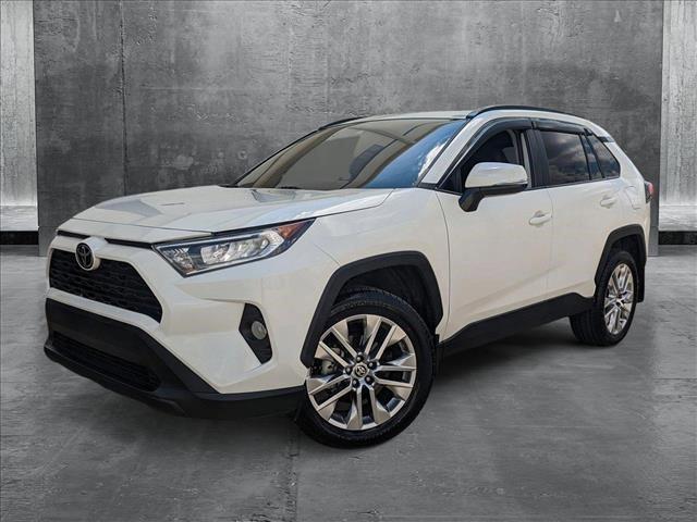 used 2021 Toyota RAV4 car, priced at $17,999