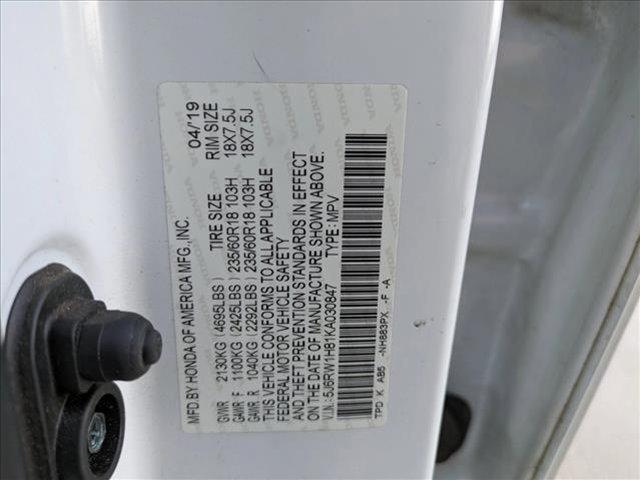 used 2019 Honda CR-V car, priced at $12,299