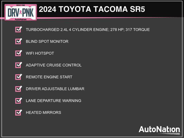 new 2024 Toyota Tacoma car, priced at $38,535