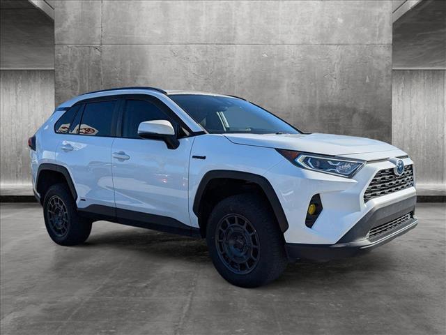 used 2021 Toyota RAV4 Hybrid car, priced at $27,499