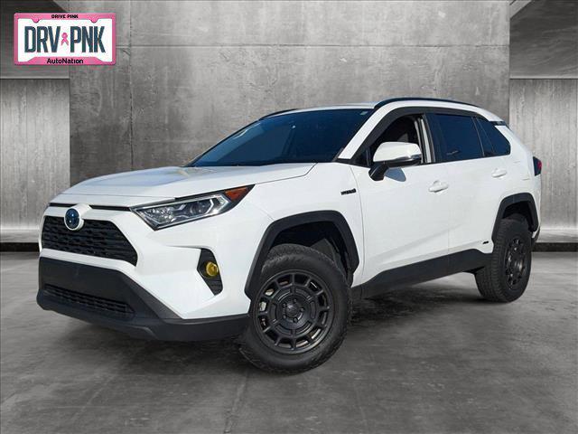 used 2021 Toyota RAV4 Hybrid car, priced at $27,499