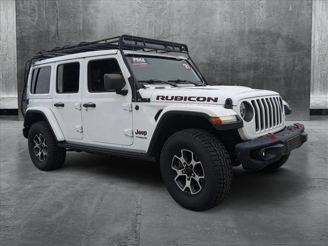 used 2021 Jeep Wrangler Unlimited car, priced at $32,999