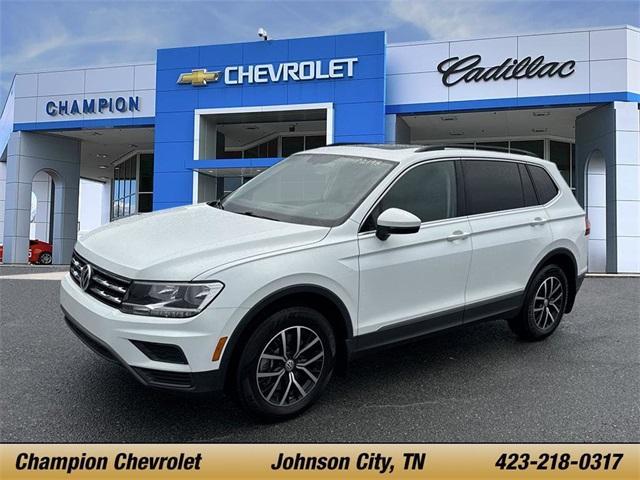 used 2021 Volkswagen Tiguan car, priced at $18,500