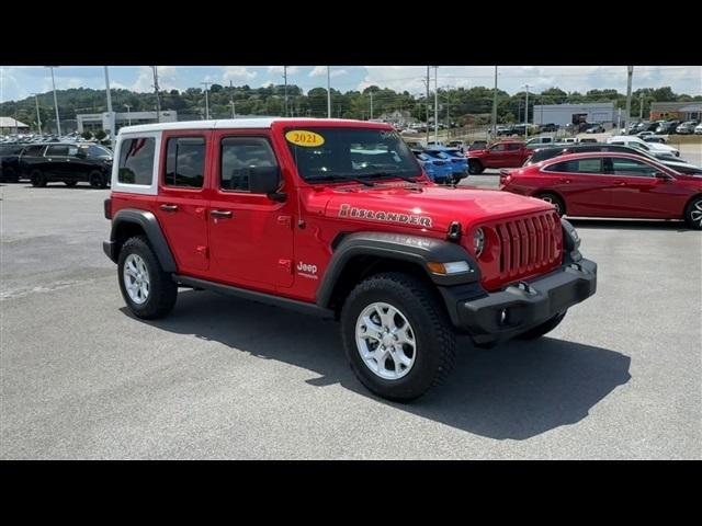 used 2021 Jeep Wrangler Unlimited car, priced at $32,995