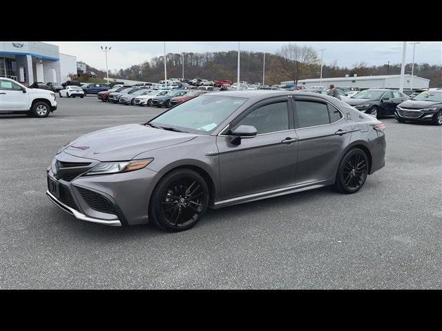 used 2021 Toyota Camry Hybrid car, priced at $25,844