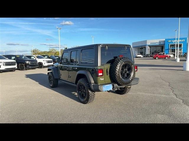 used 2022 Jeep Wrangler Unlimited car, priced at $34,100