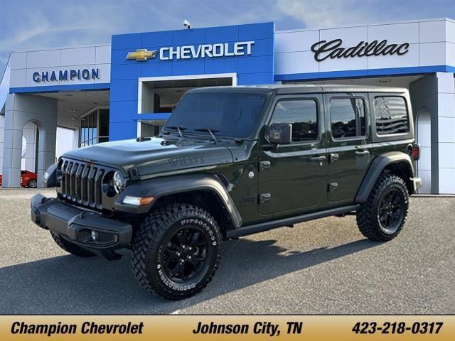 used 2022 Jeep Wrangler Unlimited car, priced at $34,100