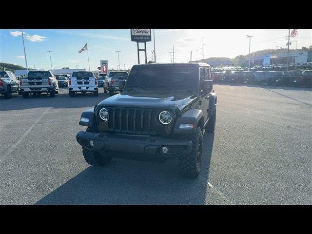 used 2022 Jeep Wrangler Unlimited car, priced at $34,100