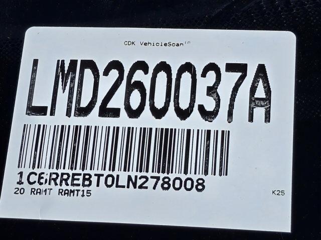 used 2020 Ram 1500 car, priced at $22,800