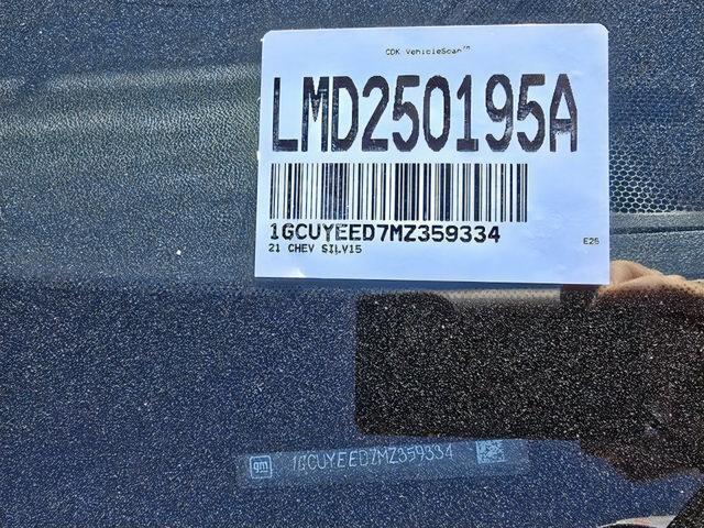 used 2021 Chevrolet Silverado 1500 car, priced at $34,000