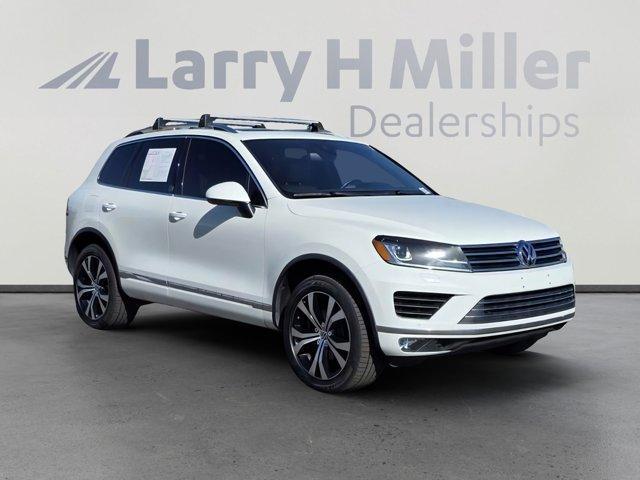 used 2017 Volkswagen Touareg car, priced at $18,000