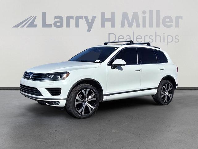 used 2017 Volkswagen Touareg car, priced at $18,000