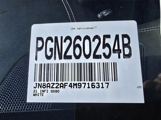 used 2021 INFINITI QX80 car, priced at $35,000