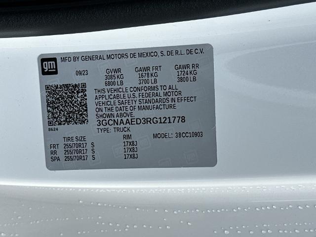 new 2024 Chevrolet Silverado 1500 car, priced at $36,210