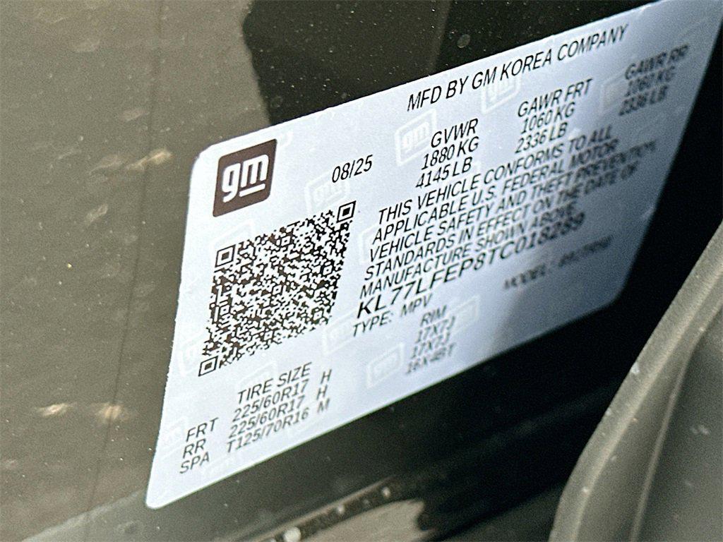 new 2026 Chevrolet Trax car, priced at $23,260