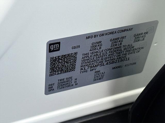 new 2025 Chevrolet TrailBlazer car, priced at $27,575