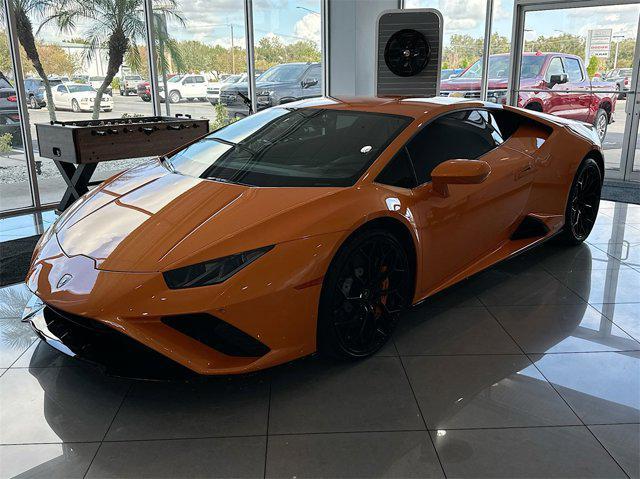 used 2021 Lamborghini Huracan EVO car, priced at $235,000