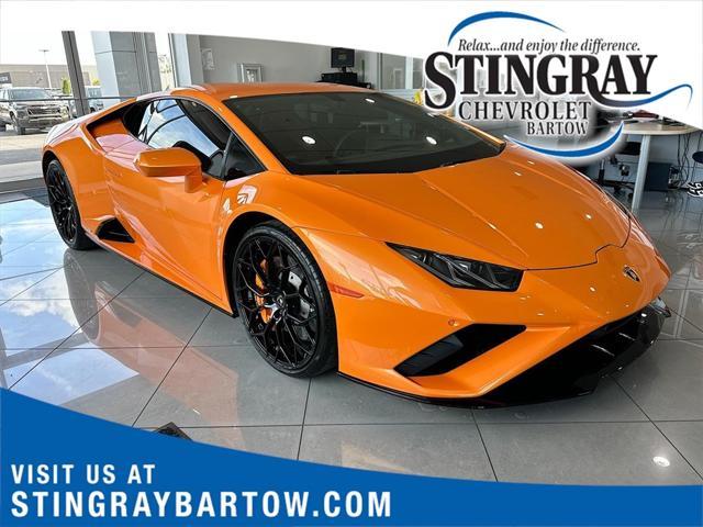 used 2021 Lamborghini Huracan EVO car, priced at $249,900