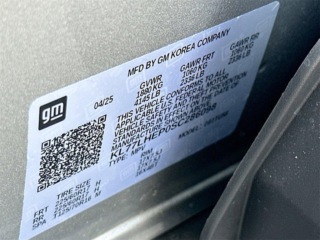 new 2025 Chevrolet Trax car, priced at $24,630