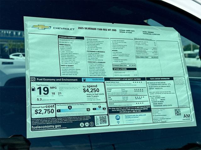 new 2025 Chevrolet Silverado 1500 car, priced at $35,390