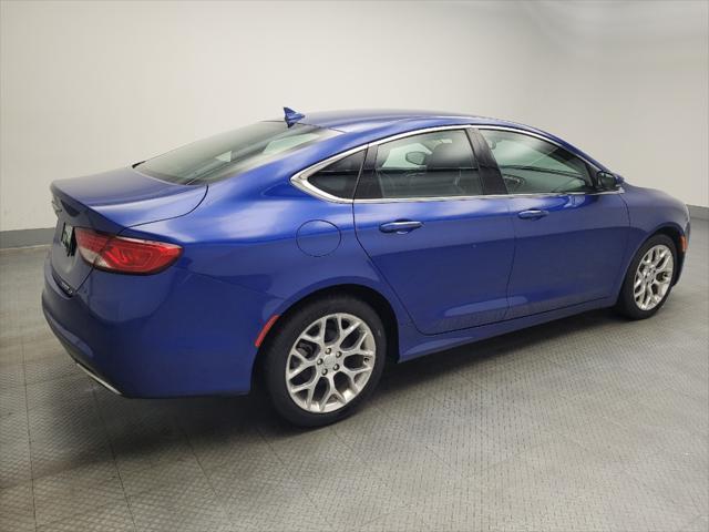 used 2015 Chrysler 200 car, priced at $14,495