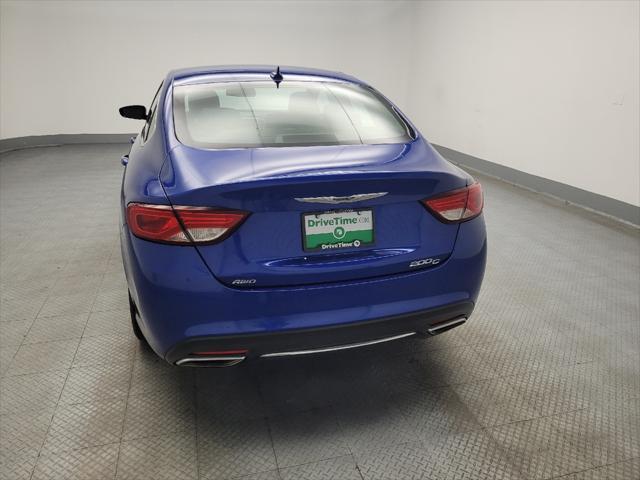 used 2015 Chrysler 200 car, priced at $14,495