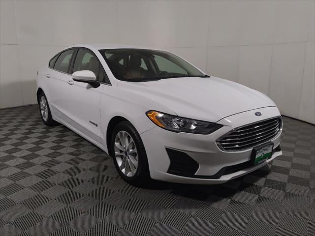 used 2019 Ford Fusion Hybrid car, priced at $17,295